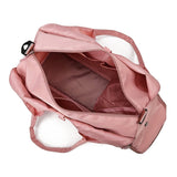 Vibe Geeks Large Capacity Dry and Wet Separation Wear-resistant Sports Fitness Storage Bag - Pink - Extra Image