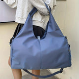 Vibe Geeks Large Capacity Dry and Wet Separation Wear-resistant Sports Fitness Storage Bag - Purple - Extra Image