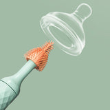 Vibe Geeks 3-in-1 Electric Silicone Cordless Bottle Brush Cleaner Usb Rechargeable - Blue - Extra Image