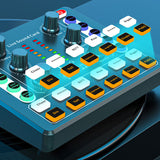 Vibe Geeks Noise Reduction Sound Card Digital Audio Mixer for Live Streaming-typec Rechargeable - White - Extra Image