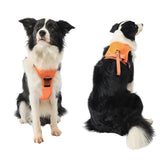 Vibe Geeks Ultimate 2-in-1 Reflective No-pull Dog Harness with Retractable Leash and Control Handle - Orange - Xl - Extra Image