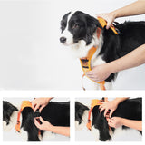 Vibe Geeks Ultimate 2-in-1 Reflective No-pull Dog Harness with Retractable Leash and Control Handle - Orange - Xl - Extra Image