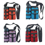 Vibe Geeks Waterproof Camping Wear Resistant Chest Crossbody Sling Shoulder Bags with Water Bottle Holder - Navy - Extra Image