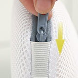 Vibe Geeks High Permeability Mesh Bra-shaped Lingerie Laundry Bags with Handle and Zipper - Orange - 45-Degree Angle