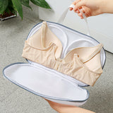 Vibe Geeks High Permeability Mesh Bra-shaped Lingerie Laundry Bags with Handle and Zipper - Orange - Extra Image