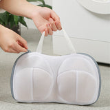 Vibe Geeks High Permeability Mesh Bra-shaped Lingerie Laundry Bags with Handle and Zipper - Orange - Extra Image