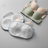Vibe Geeks High Permeability Mesh Bra-shaped Lingerie Laundry Bags with Handle and Zipper - Orange - Extra Image