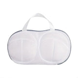 Vibe Geeks High Permeability Mesh Bra-shaped Lingerie Laundry Bags with Handle and Zipper - Orange - Extra Image