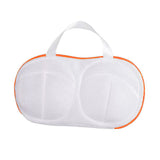Vibe Geeks High Permeability Mesh Bra-shaped Lingerie Laundry Bags with Handle and Zipper - Orange - Extra Image