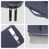 14-15 Inch Laptop Sleeve Briefcase With Zipper And Handle - Grey - Extra Image