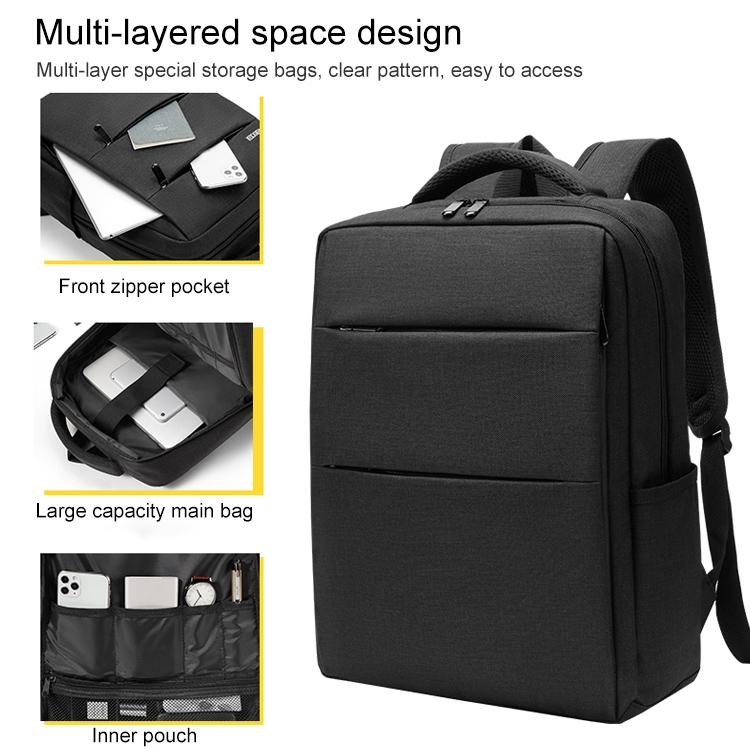 Multifunctional Laptop Backpack in Oxford Cloth - Cxs-605 - Grey