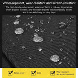 Multifunctional Laptop Backpack in Oxford Cloth - Cxs-605 - Grey - Rear View