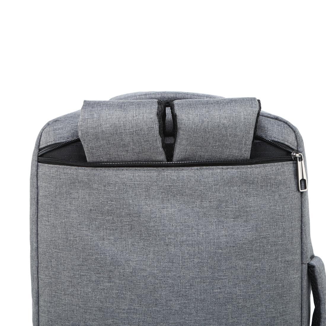 Breathable Casual Backpack for Notebooks and Tablets - Large Capacity - Grey