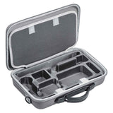 Camera Storage Case with Accessories - Pu Material - Top-Down View