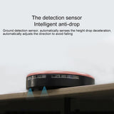 Smart Household Sweeping Robot - Efficient Cleaning - Grey - Rear View