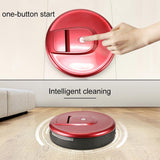 Smart Household Sweeping Robot - Efficient Cleaning - Grey - Close-Up Angle