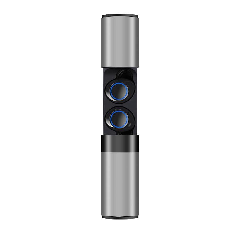 Wireless Tws Bluetooth V5.0 Earphones with Drawer Type S2 Design - Grey
