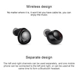 Wireless Tws Bluetooth V5.0 Earphones with Drawer Type S2 Design - Grey - 45-Degree Angle
