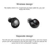 Wireless Tws Bluetooth V5.0 Earphones with Drawer Type S2 Design - Grey - Extra Image