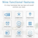 Smart Household Vacuum Cleaner - 1800pa Suction - Ca0380H - Top-Down View