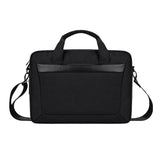 Expandable Laptop Bag - Waterproof Oxford Cloth Detachable Shoulder Strap - Grey - Front View