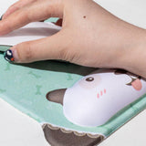 Cartoon Silicone Mouse Pad Wristband - Purple Owl