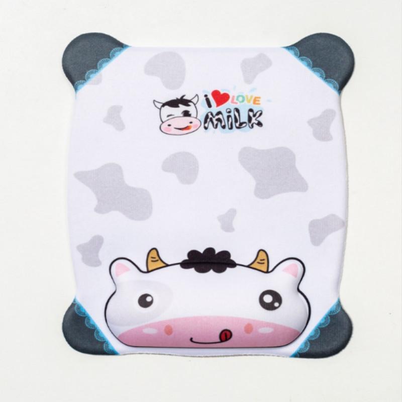 Cartoon Silicone Mouse Pad Wristband - Purple Owl