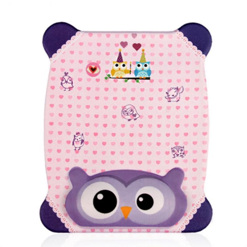 Cartoon Silicone Mouse Pad Wristband - Purple Owl