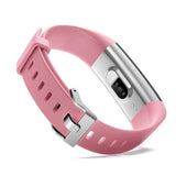 Waterproof Fitness Tracker Watch With Heart Rate Monitor - Top-Down View