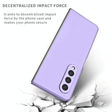 For Samsung Galaxy z Fold4 5G Foldable Armor Phone Case - Compact and Durable - Purple