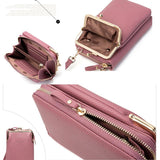 Stylish Pebbled Shoulder Bag For Women - Gray - Low Angle