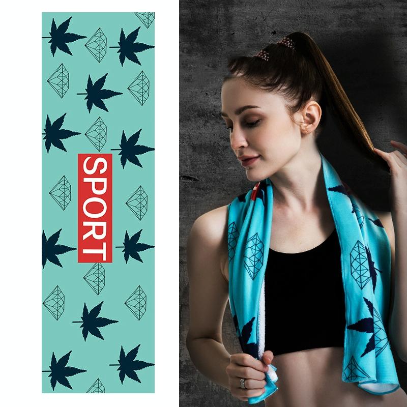 Quick Drying Cooling Towel For Outdoor Sports 100 X 30Cm - Basketball