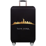 Protective Luggage Cover - Durable Elastic Anti-dust - Small Size - Lady Liberty - Low Angle