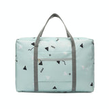 Waterproof Foldable Travel Bag - Compact & Durable - Blue Plaid - Extra Image