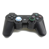 10-piece Luminous Gamepad Button Caps for Ps5 / Ps4 / Ps3 / Xbox one / 360 / Pro / Series x / s - Black White Circle - Rear View