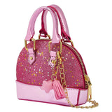 Mini Leather Shoulder Bag For Girls Cute & Compact - Brown - Extra Image