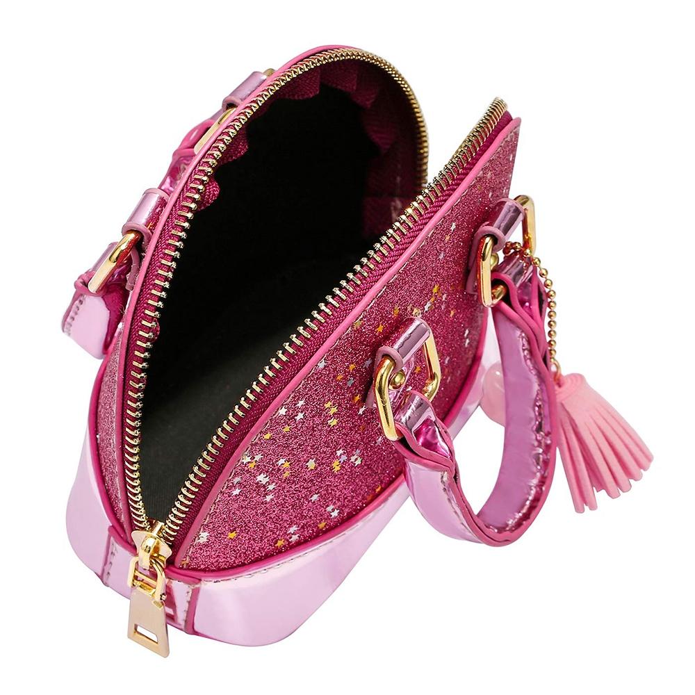 Mini Leather Shoulder Bag For Girls Cute & Compact - Brown