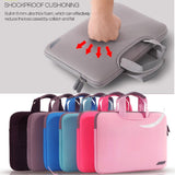 Portable Air Permeable Sleeve For 12 Laptops - 32X21X2Cm - Grey - Extra Image