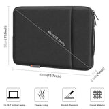 15-16.7 Inch Laptop Sleeve Briefcase With Zipper And Handle - Grey - Extra Image