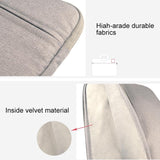 Lightweight Laptop Bag With Durable Zipper For Macbook Samsung Sony Dell Alienware Chuwi Asus Hp - Grey - Extra Image