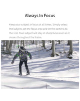 Foldable 3-axis Gimbal for Action Camera and Smartphone - Grey - Top-Down View