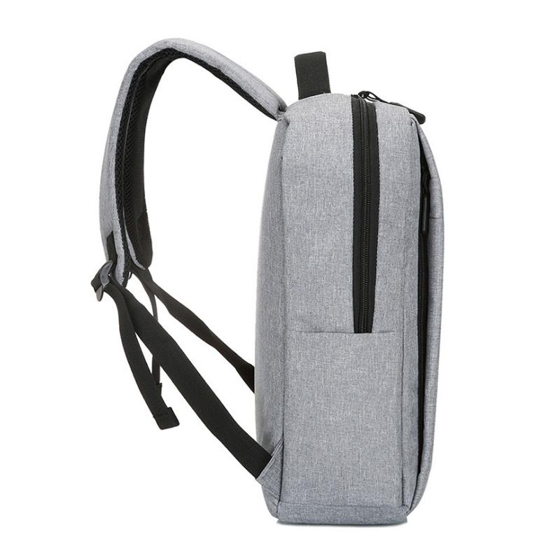 15.6 Laptop Backpack with Usb Charging - Waterproof Oxford Cloth Large Capacity - Grey
