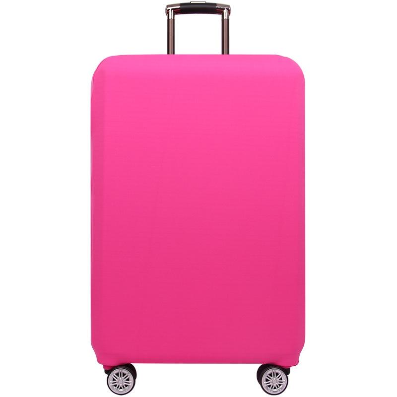 Stretch Luggage Protective Cover - Durable & Dust-proof - Size m - Orange Red