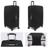 Stretch Luggage Protective Cover - Durable & Dust-proof - Size m - Orange Red - Rear View