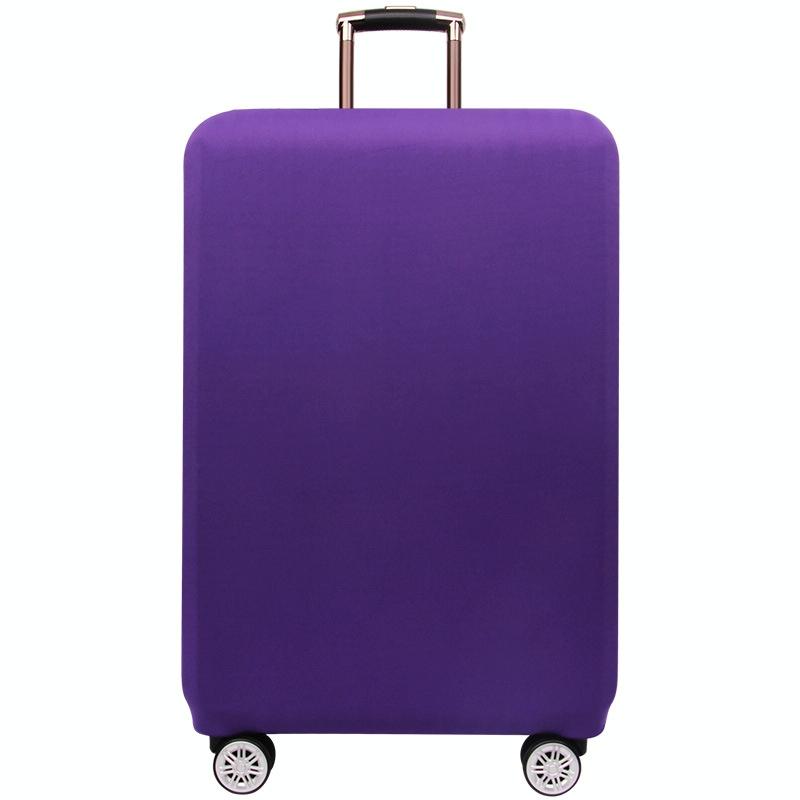 Stretch Luggage Protective Cover - Durable & Dust-proof - Size m - Orange Red