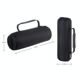 Portable Storage Bag & Silicone Cover for Jbl Charge 3 Speaker - Grey - Top-Down View