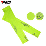 Breathable Golf Sunscreen Sleeve - Fluorescent Green - Grey - Extra Image