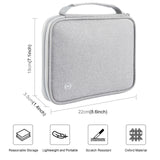 Passport Wallet With Handle Document Organizer & Card Holder - Grey - Extra Image