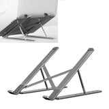 Adjustable Laptop Stand - Portable Folding Height Increase Heat Dissipation - Grey - Extra Image