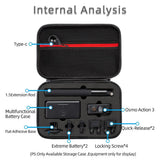 Dji Action Carrying Case - 3 Sizes Available - Rear View